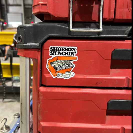 Shoebox Stackin' Sticker