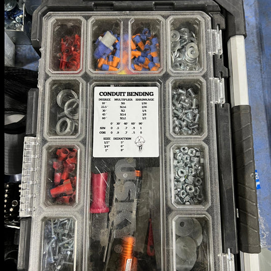 Conduit Bending Sticker